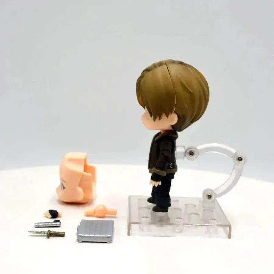 10cm Resident Evil Cute Figure, Kawaii Chibi Leon S. Kennedy Anime Action Figures - ToylandEU
