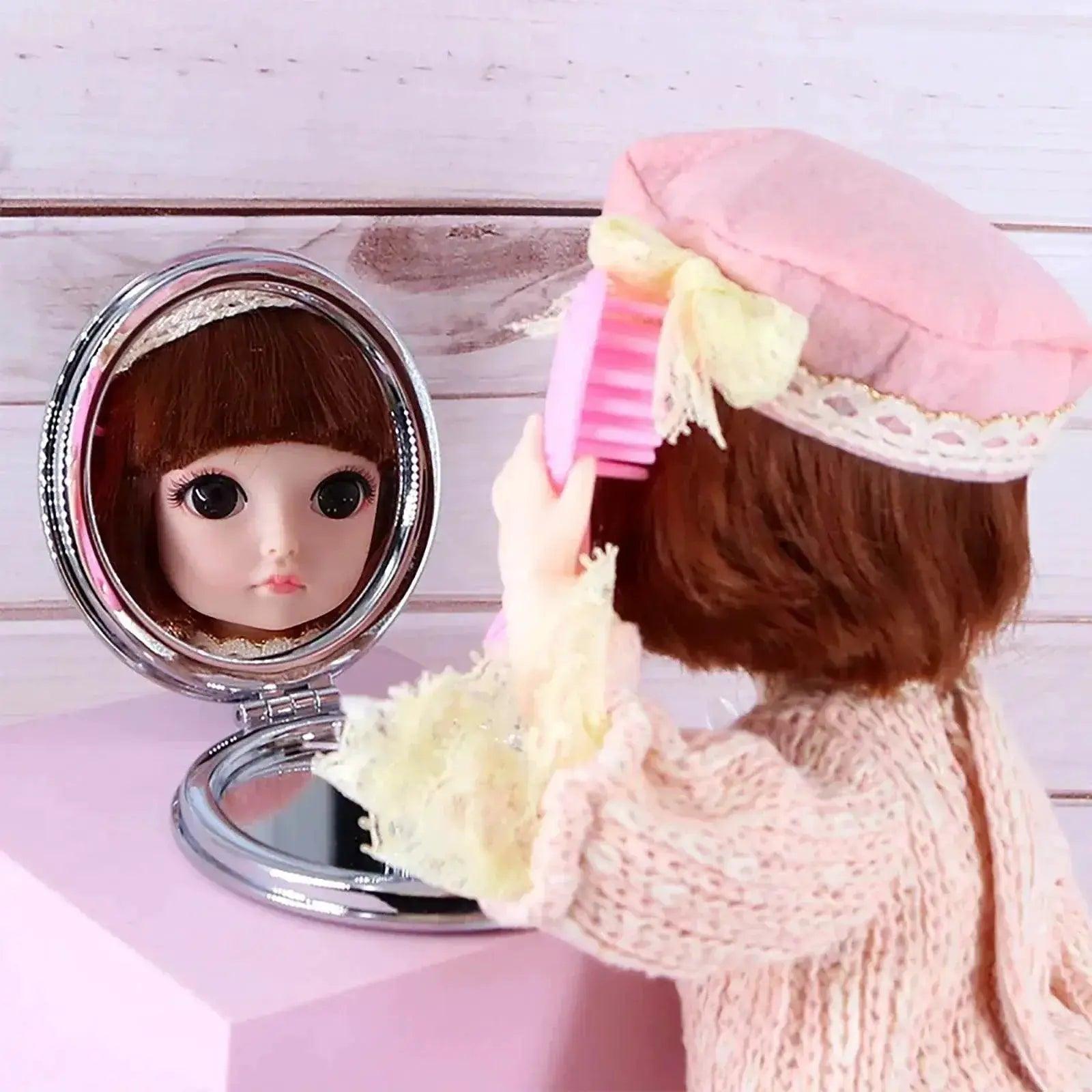  11.61 In BJD Dolls With 3D Eyes Pink Princess Outfit -  ToylandEU™