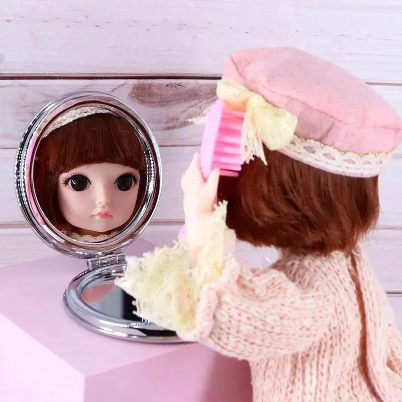  11.61 In BJD Dolls With 3D Eyes Pink Princess Outfit -  ToylandEU™