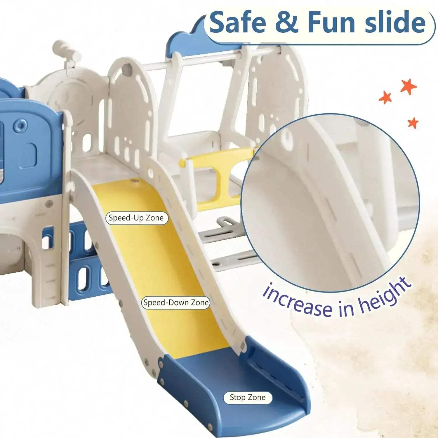 11-In-1 Toddler Outdoor Playset With Slide And Swing - ToylandEU