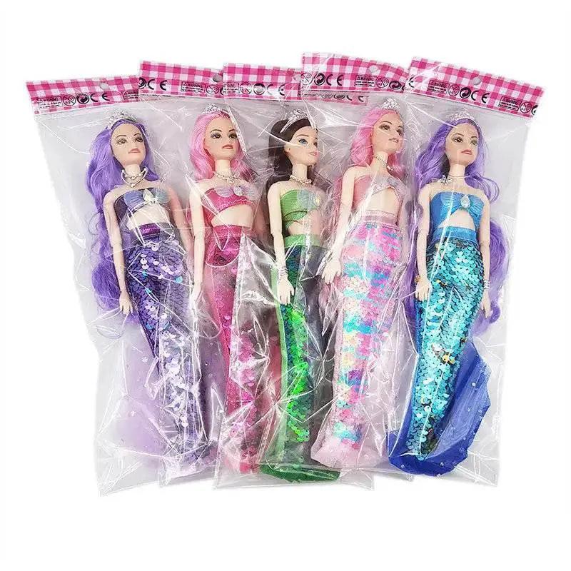  11 Inch Mermaid Doll Full Set with Sequin Skirt for Girls -  ToylandEU™