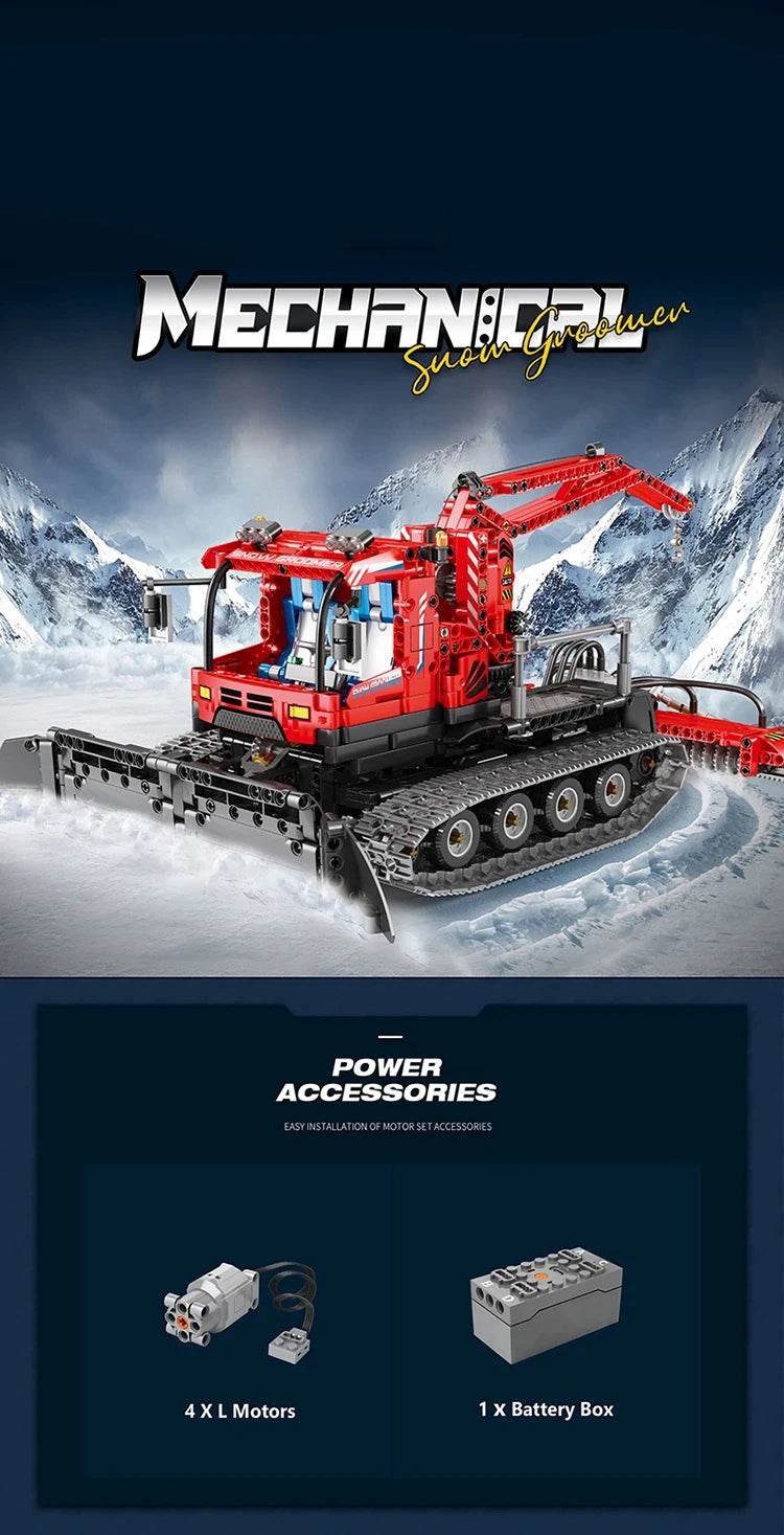 1100PCS Remote Control Snow Vehicle Building Blocks Toys - ToylandEU
