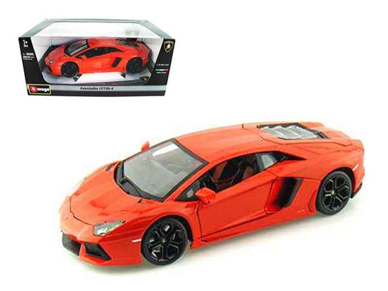 Lamborghini Model Car | 1:18 Scale Diecast | Opening Hood And Doors | Orange