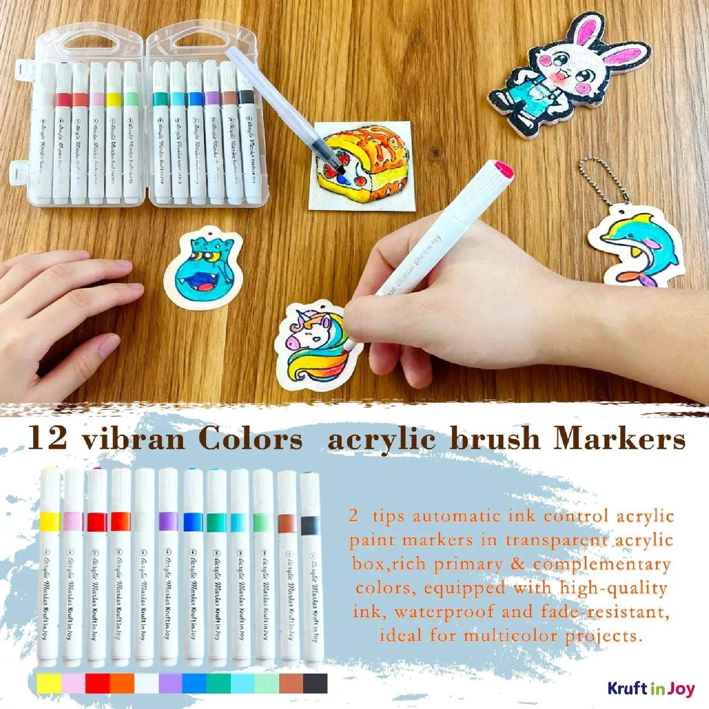 111 Piece 3D Drawing Art Kit With Premium Paint Markers - ToylandEU