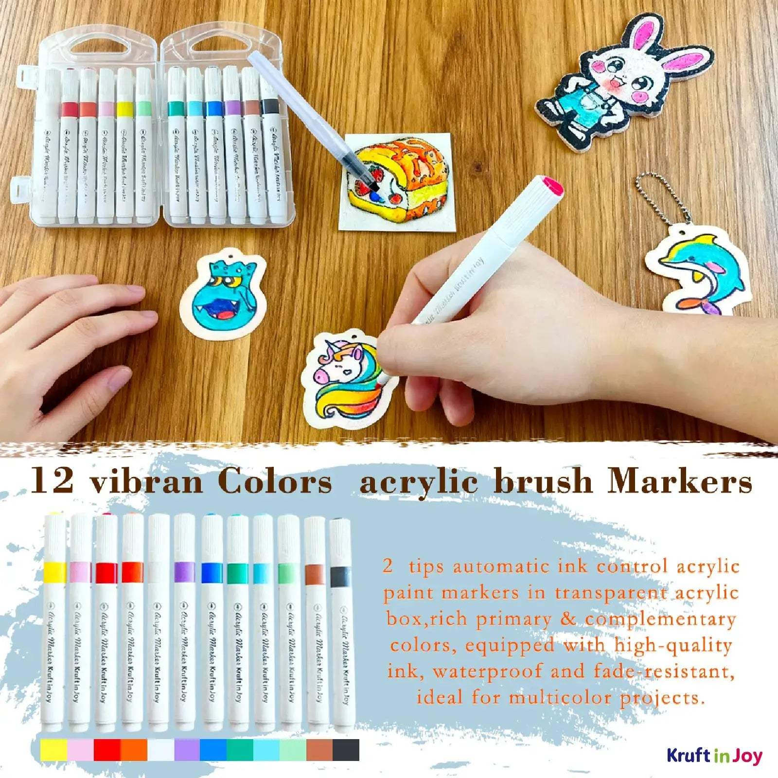 111 Piece 3D Drawing Art Kit With Premium Paint Markers - ToylandEU