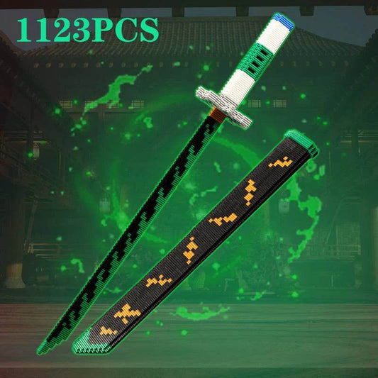 1123PCS Samurai Sword Building Blocks Anime Ninja Weapon Model - ToylandEU