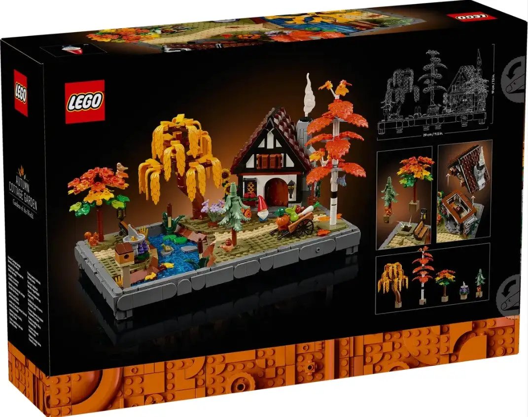 LEGO® Icons Autumn Cottage Garden – 11372 - LEGOLAND® New York Resort Online Shop