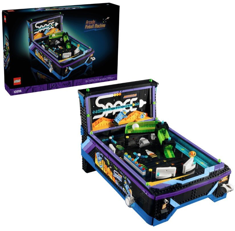 LEGO® Icons Arcade Pinball Machine | 2274 Pieces | Ages 18 And Up