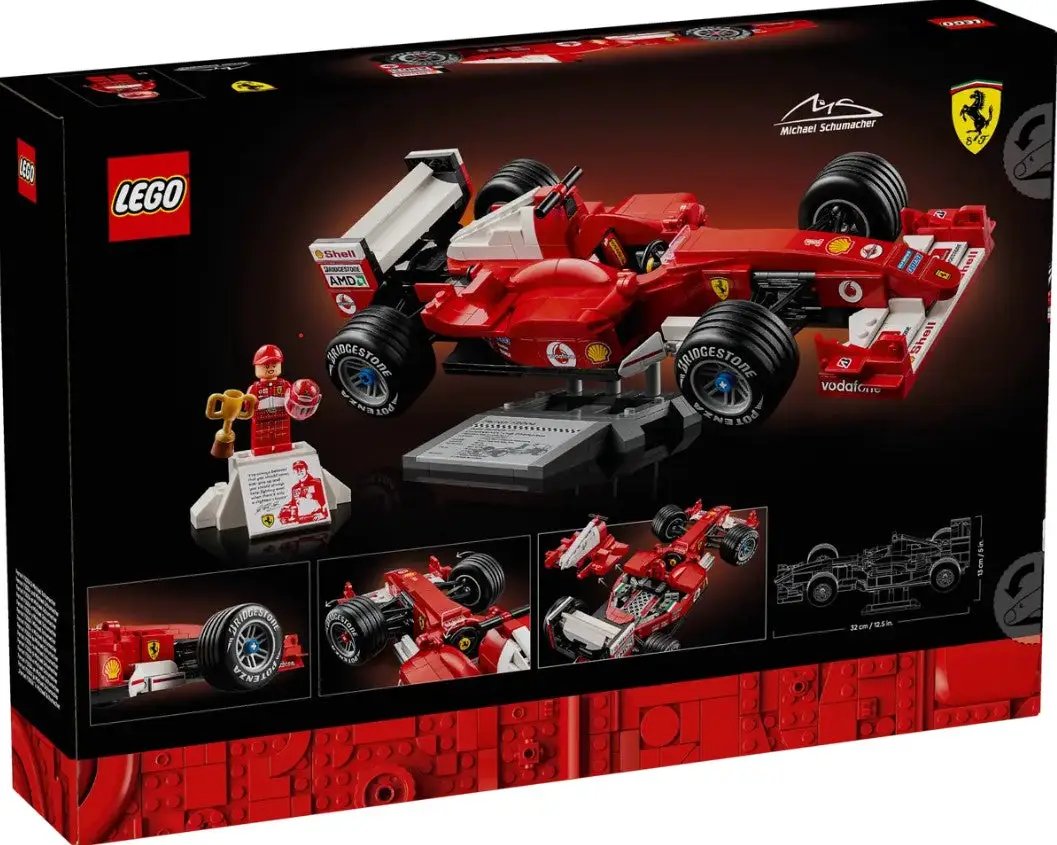 LEGO® Icons Ferrari F2004 & Michael Schumacher - 11375 - LEGOLAND® New York Resort Online Shop