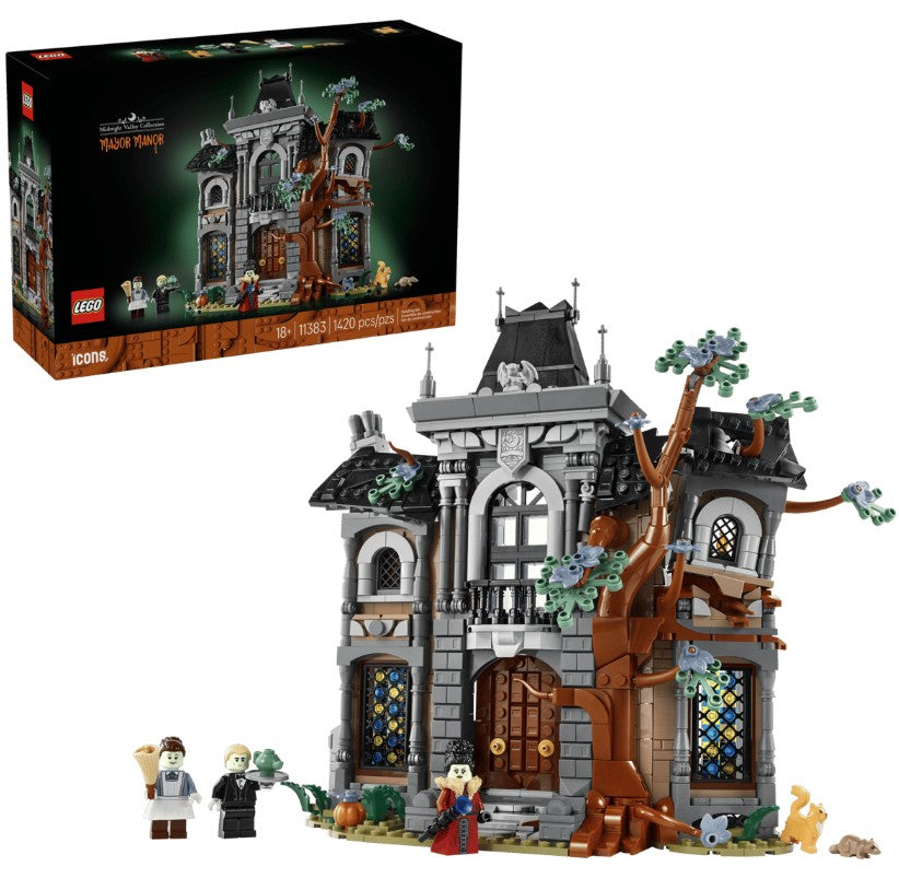 LEGO® Icons Mayor Manor Building Set | 1420 Pieces | Ages 18 And Up