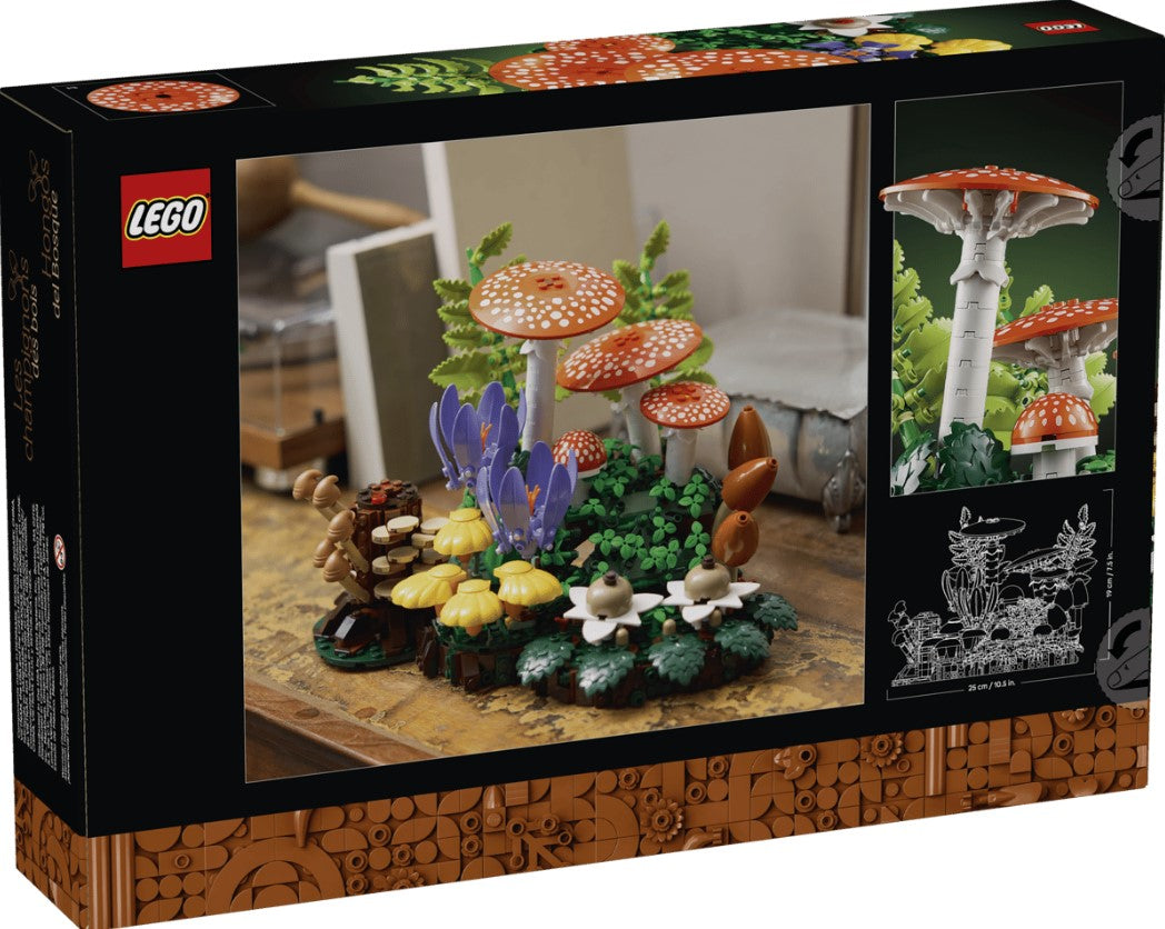 LEGO® Botanicals Woodland Mushrooms | 806 Pieces | Ages 18+