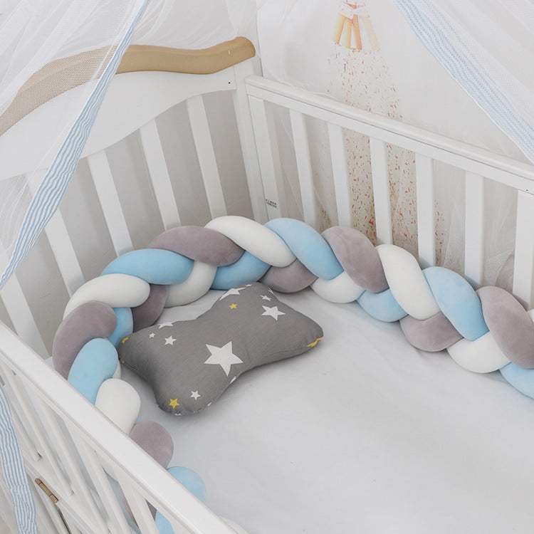 Braided Knot Crib Bumper | Anti-Collision