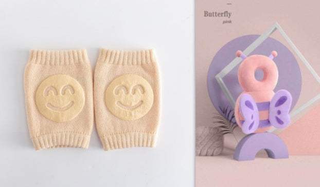 Baby Summer Terry Crawling Socks With Knee Pads | Pure Cotton