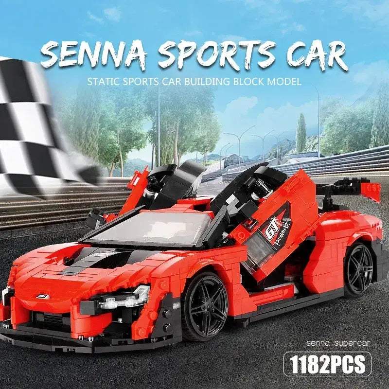 1182 Piece Supercar MOC Collectible Blocks Set for Adults - ToylandEU