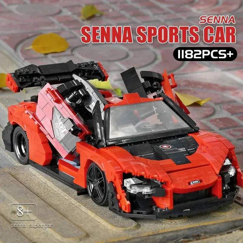 1182 Piece Supercar MOC Collectible Blocks Set for Adults - ToylandEU
