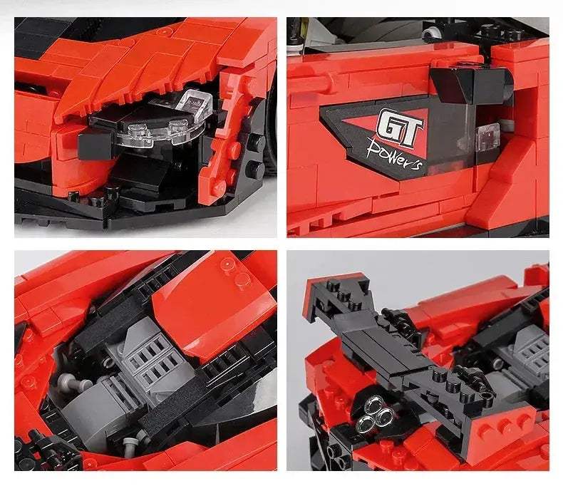 1182 Piece Supercar MOC Collectible Blocks Set for Adults - ToylandEU