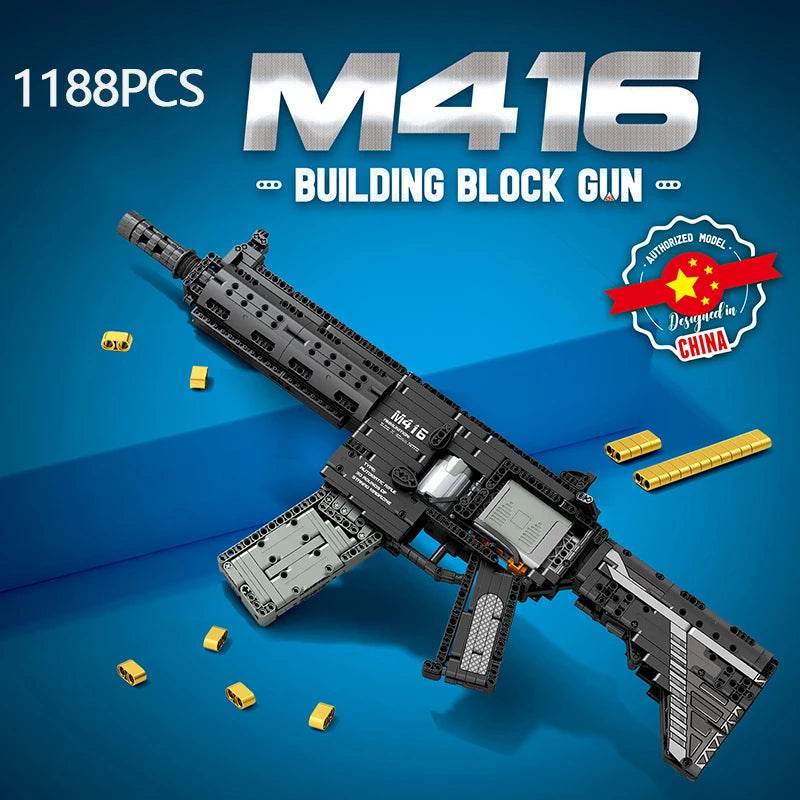 1188PCS M416 Rifle Building Block Model Gun Puzzle Toy - ToylandEU