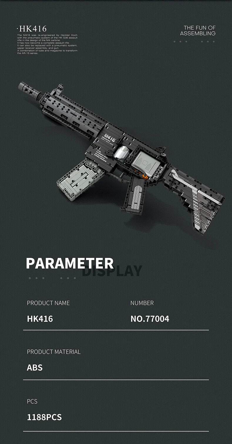 1188PCS M416 Rifle Building Block Model Gun Puzzle Toy - ToylandEU