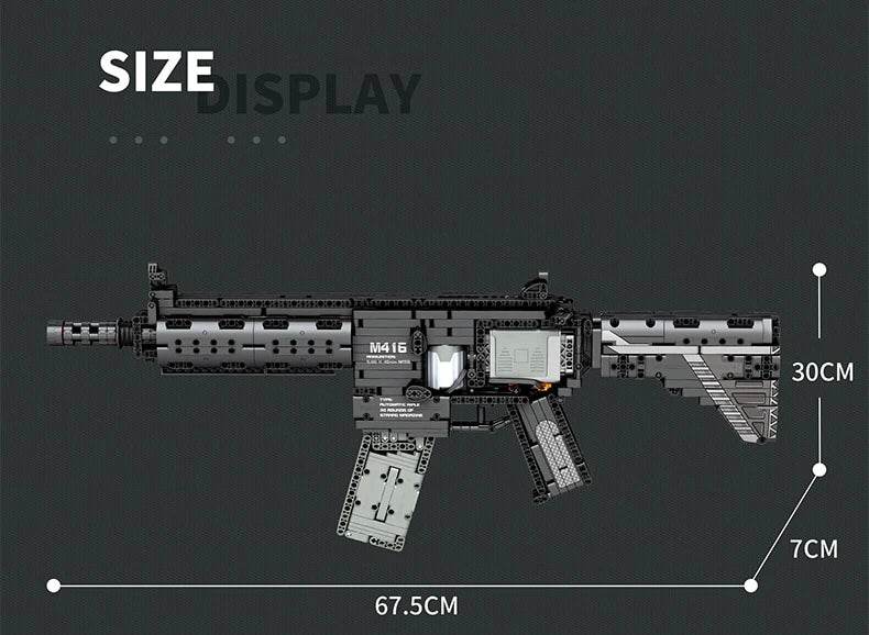 1188PCS M416 Rifle Building Block Model Gun Puzzle Toy - ToylandEU