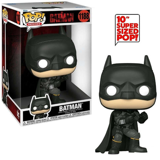 Batman Funko Pop 10-Inch Figure with PopShield Protection