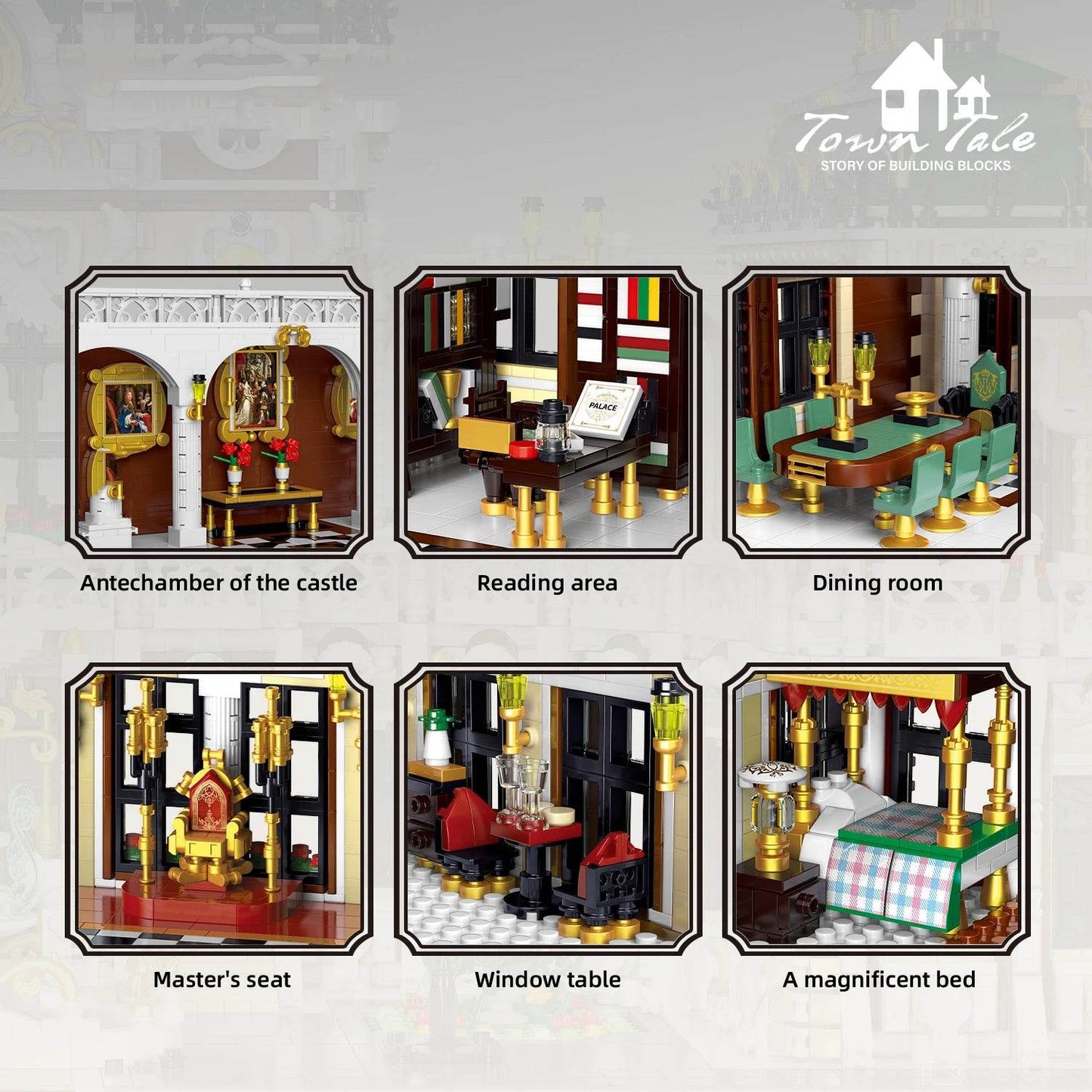 11930PCS Luxury Palace Building Blocks City Street View MOC Toys - ToylandEU