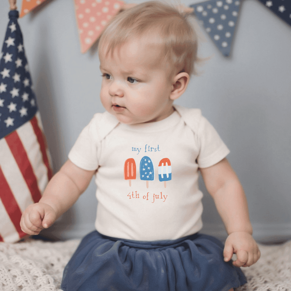 Popsicles Graphic Bodysuit | Organic Cotton | Baby