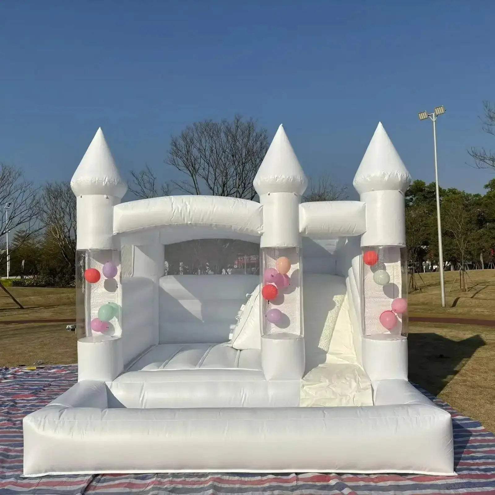 11ft Inflatable Bounce House With Slide Ball Pit Commercial Grade - ToylandEU