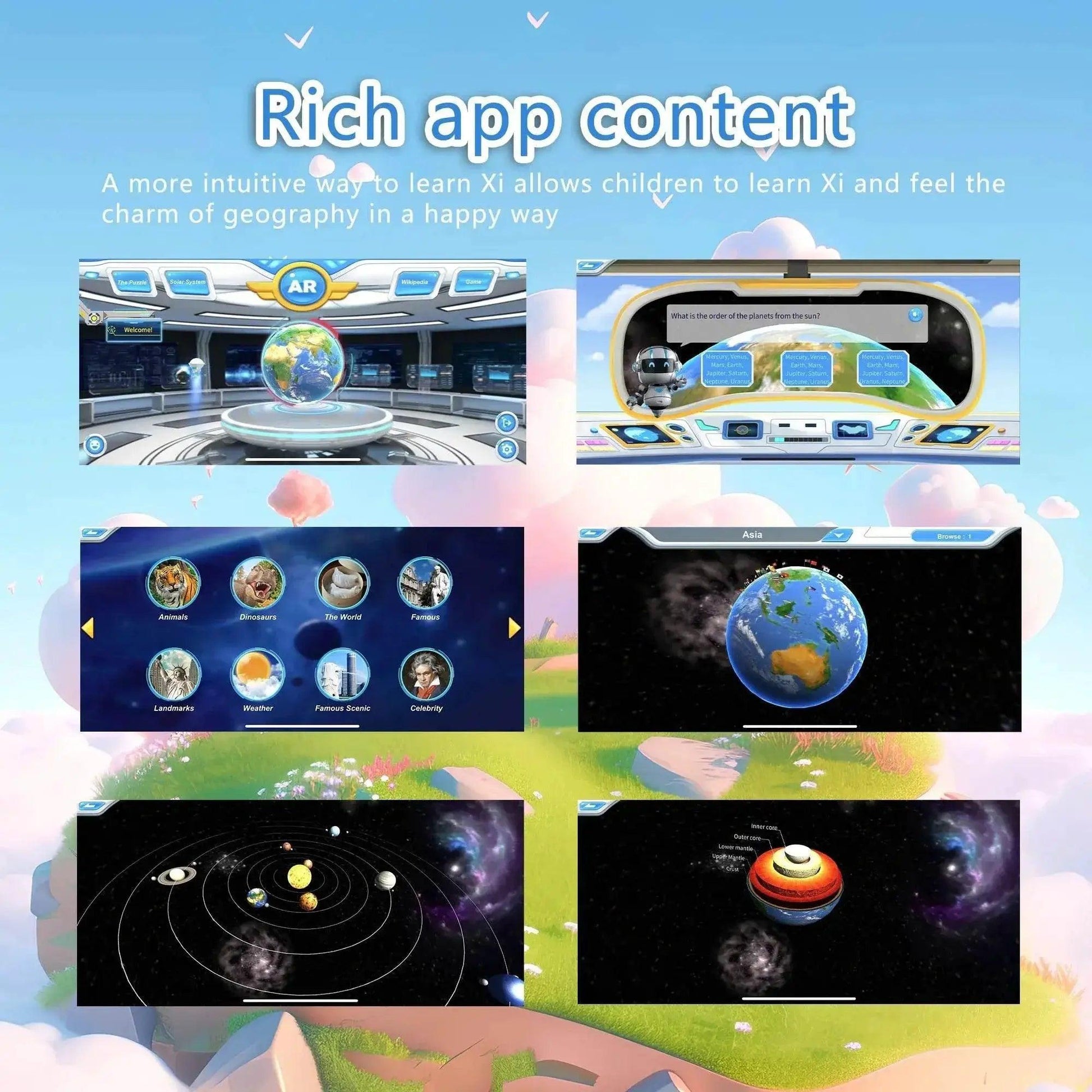  11inch Constellation Educational AR Globe With LED Lights -  ToylandEU™