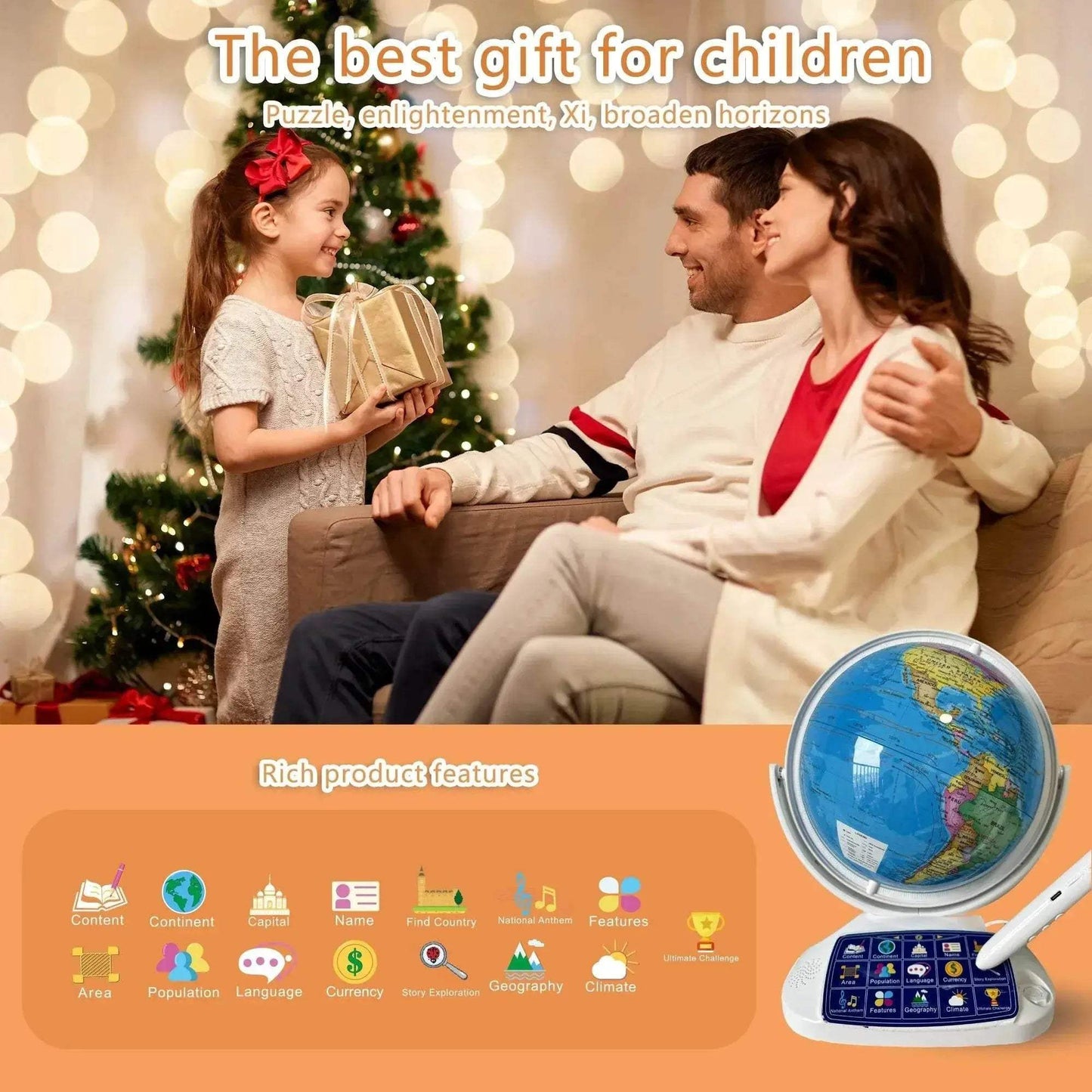  11inch Constellation Educational AR Globe With LED Lights -  ToylandEU™