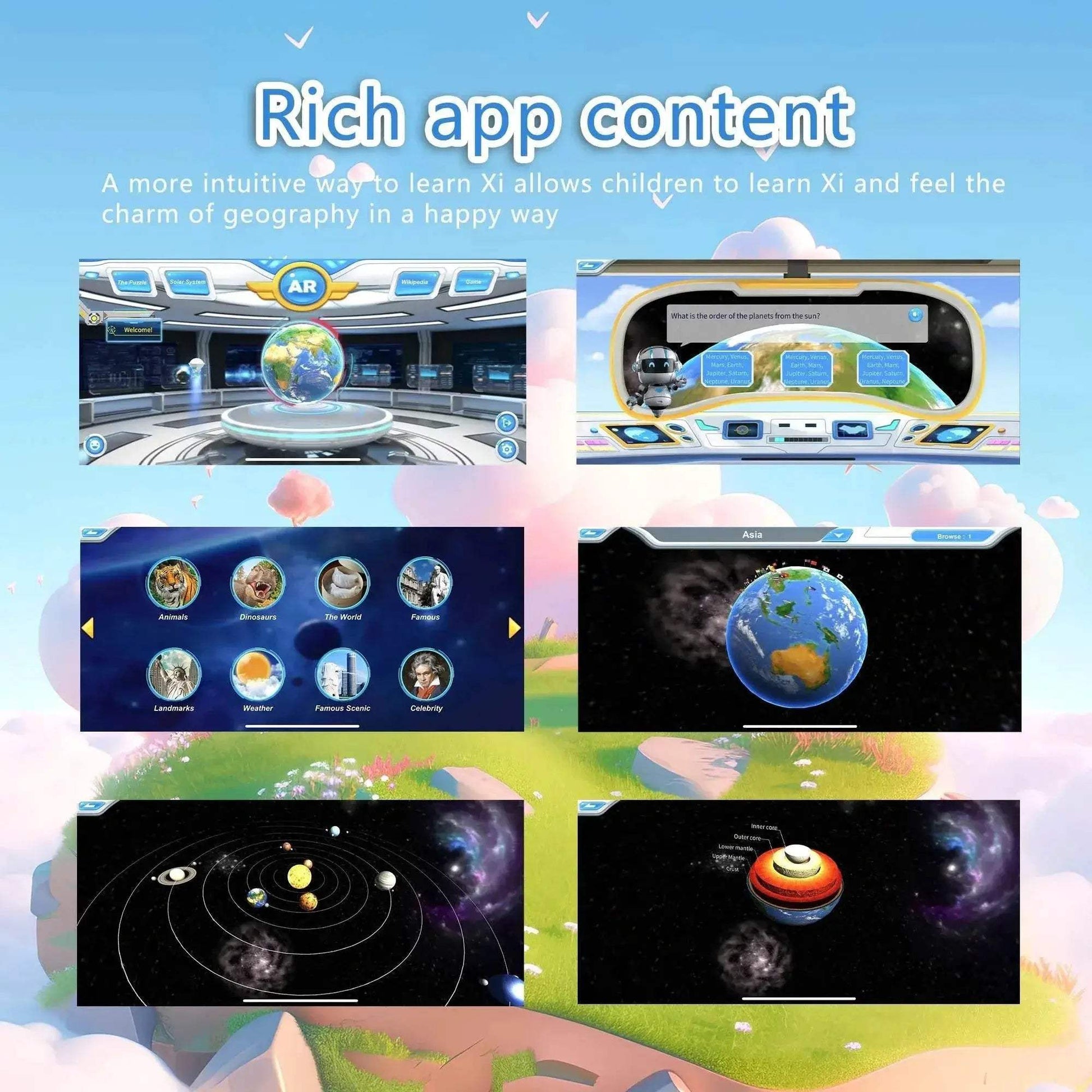  11inch Constellation Educational AR Globe With LED Lights -  ToylandEU™