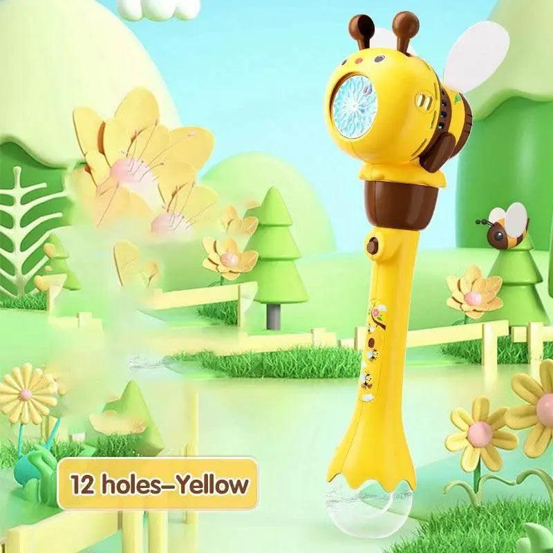  12 Holes Automatic Handheld Bubble Blowing Machine Toy -  ToylandEU™
