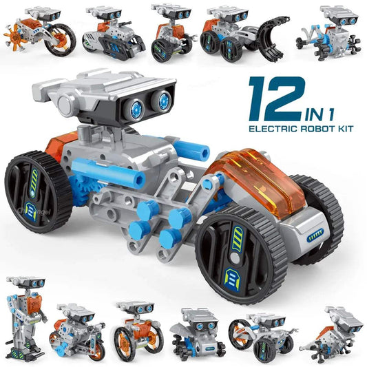 12-In-1 STEM Robot Building Kit For Kids And Teens Education - ToylandEU