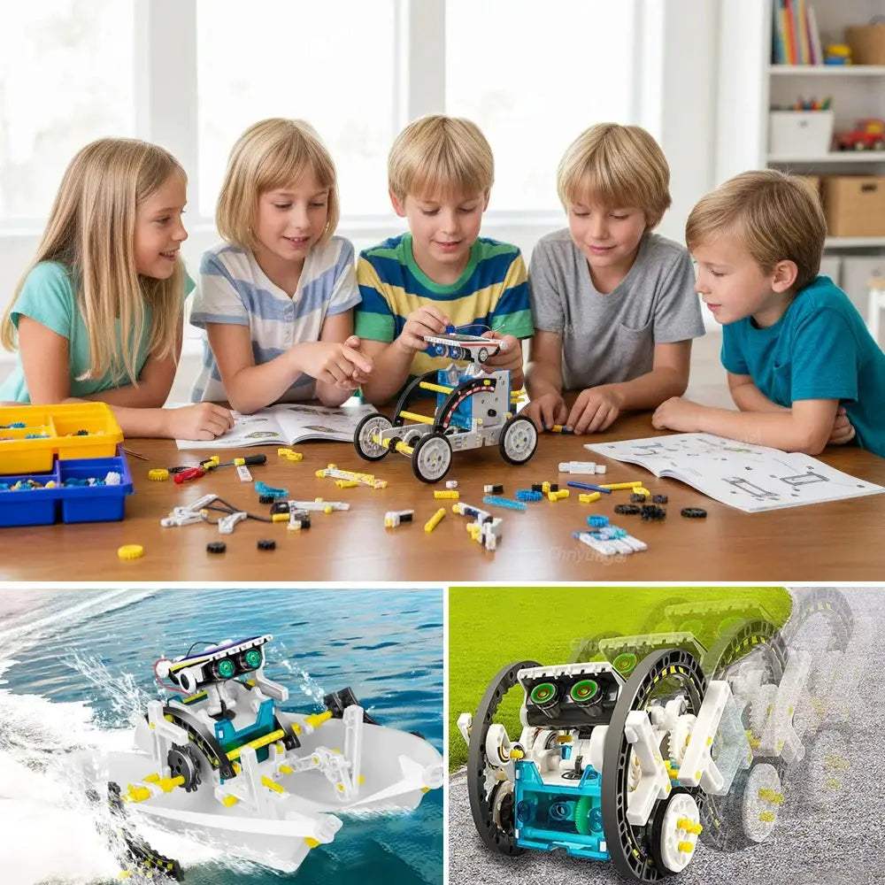 12-In-1 STEM Robot Building Kit For Kids And Teens Education - ToylandEU