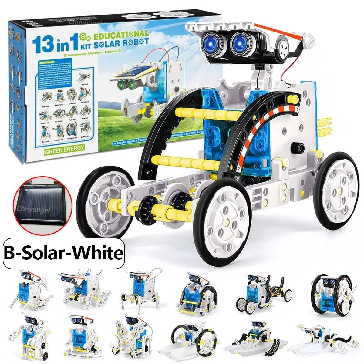 12-In-1 STEM Robot Building Kit For Kids And Teens Education - ToylandEU