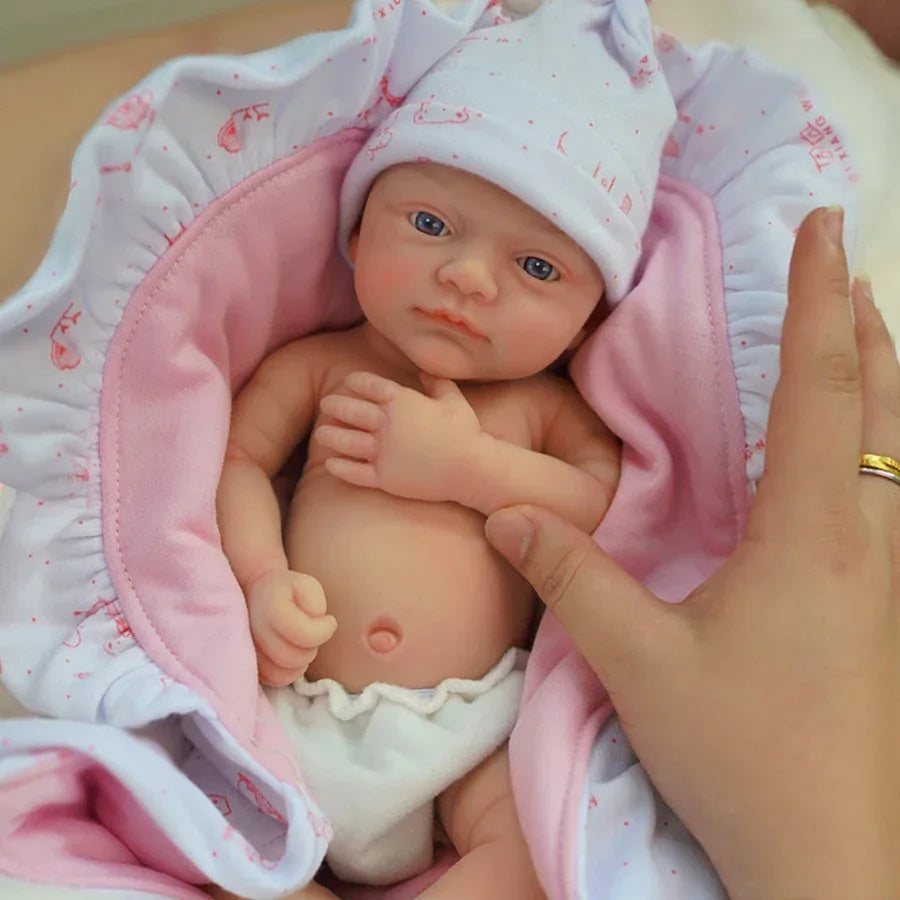 12 Inch Silicone Baby Doll Lifelike Preemie Luna Toby - ToylandEU