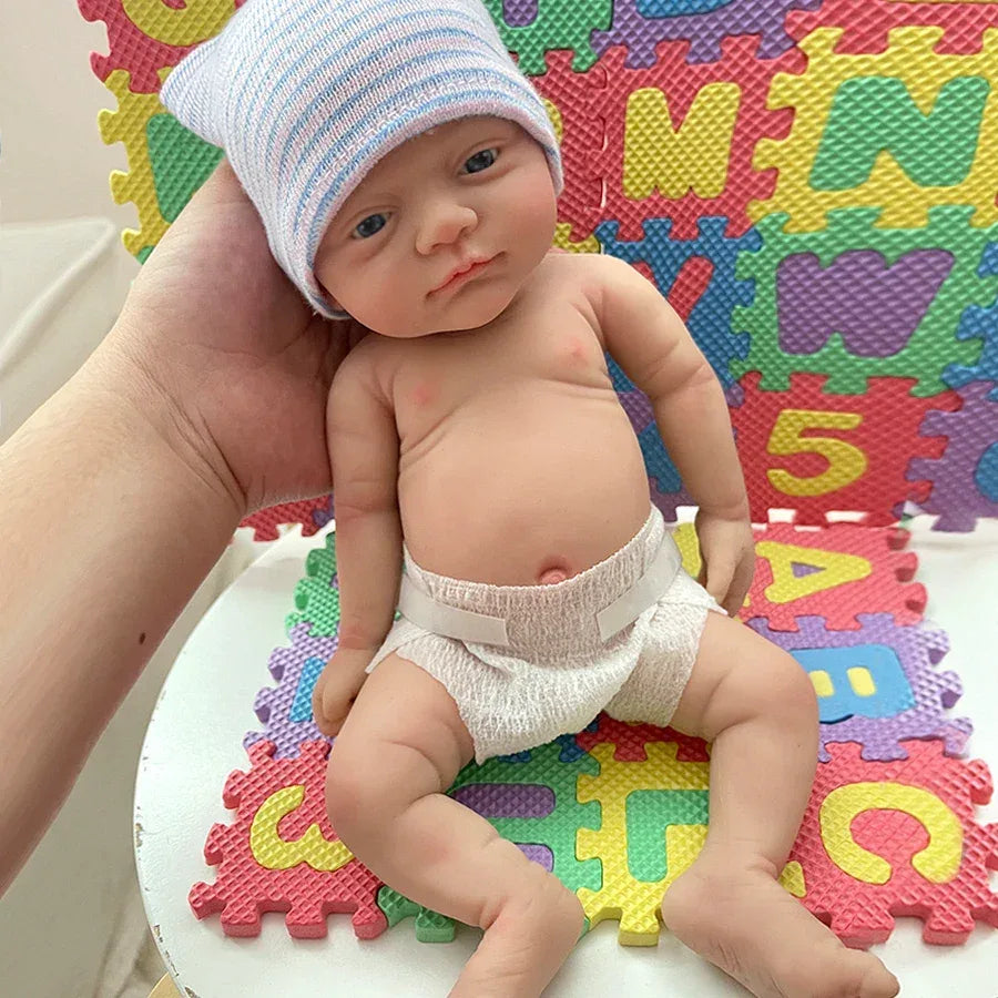 12 Inch Silicone Baby Doll Lifelike Preemie Luna Toby - ToylandEU