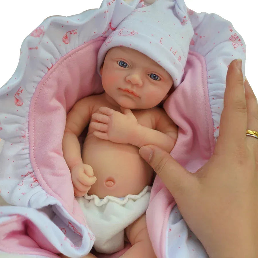 12 Inch Silicone Baby Doll Lifelike Preemie Luna Toby - ToylandEU