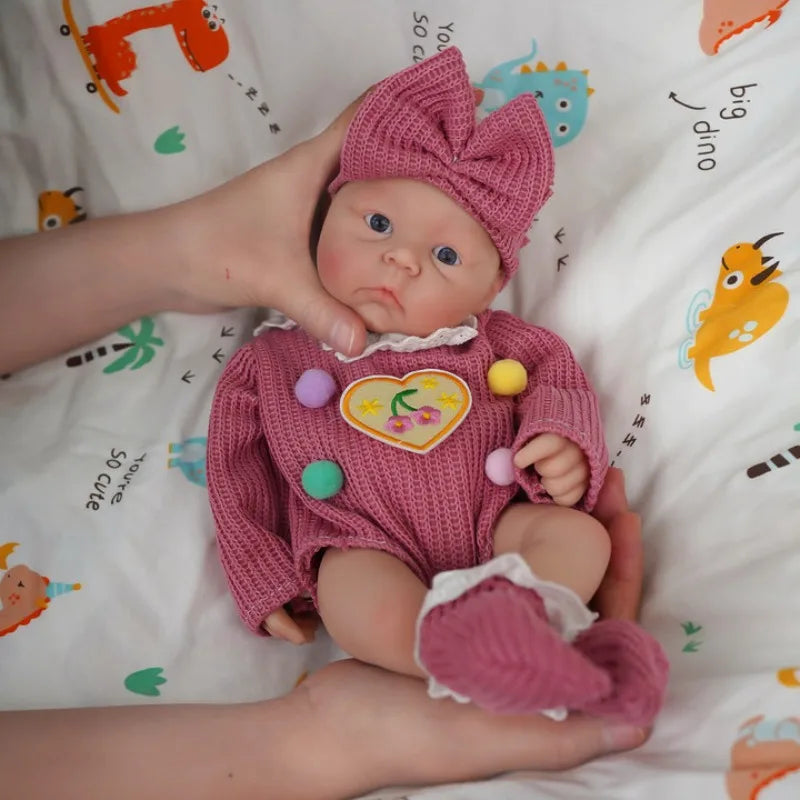 12 Inch Silicone Baby Doll Reborn Lifelike Mini Toy - ToylandEU