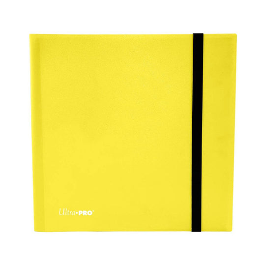 12 Pocket Eclipse PRO Binder Lemon Yellow Card Holder - ToylandEU