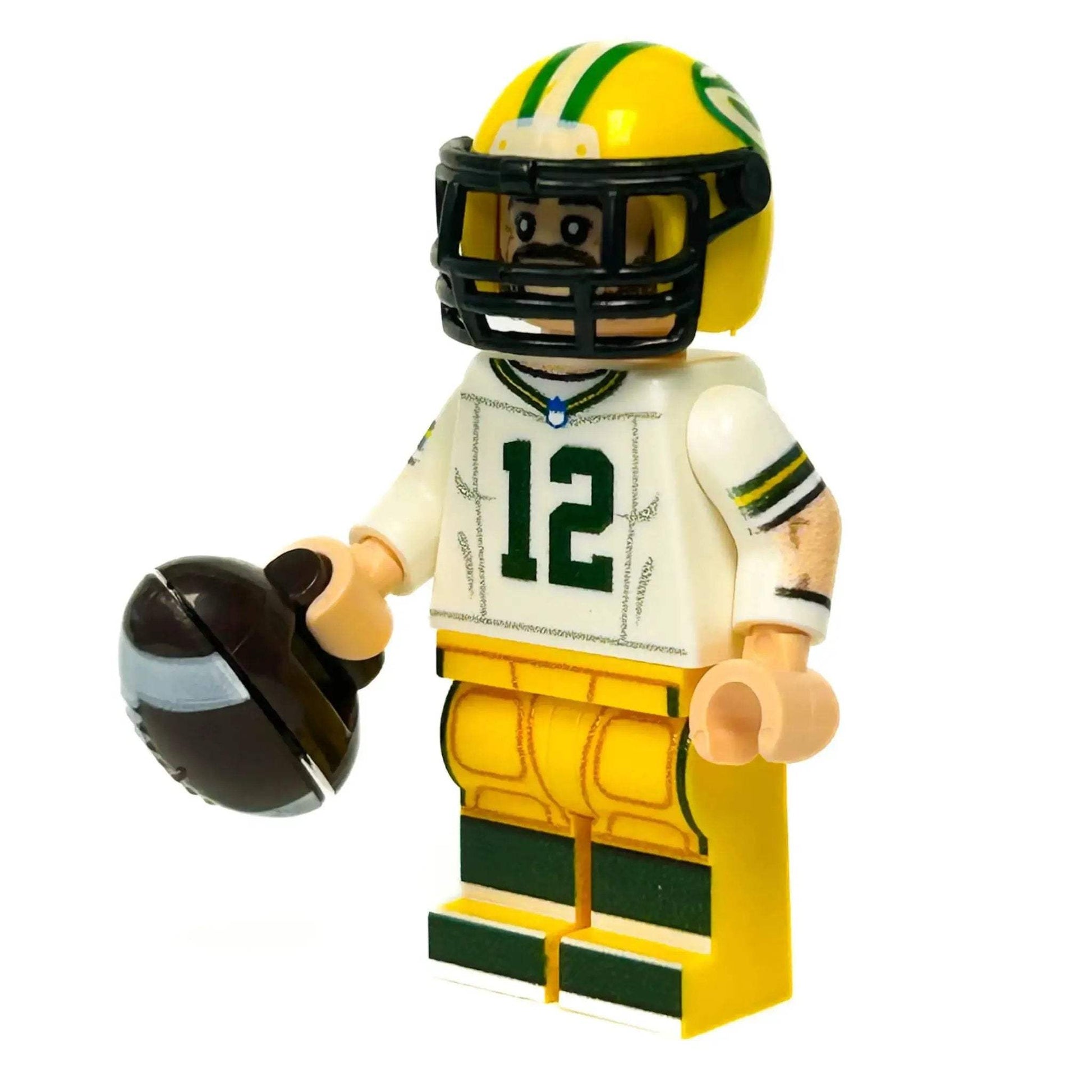 #12 QB Green Bay Football Player Minifig - ToylandEU
