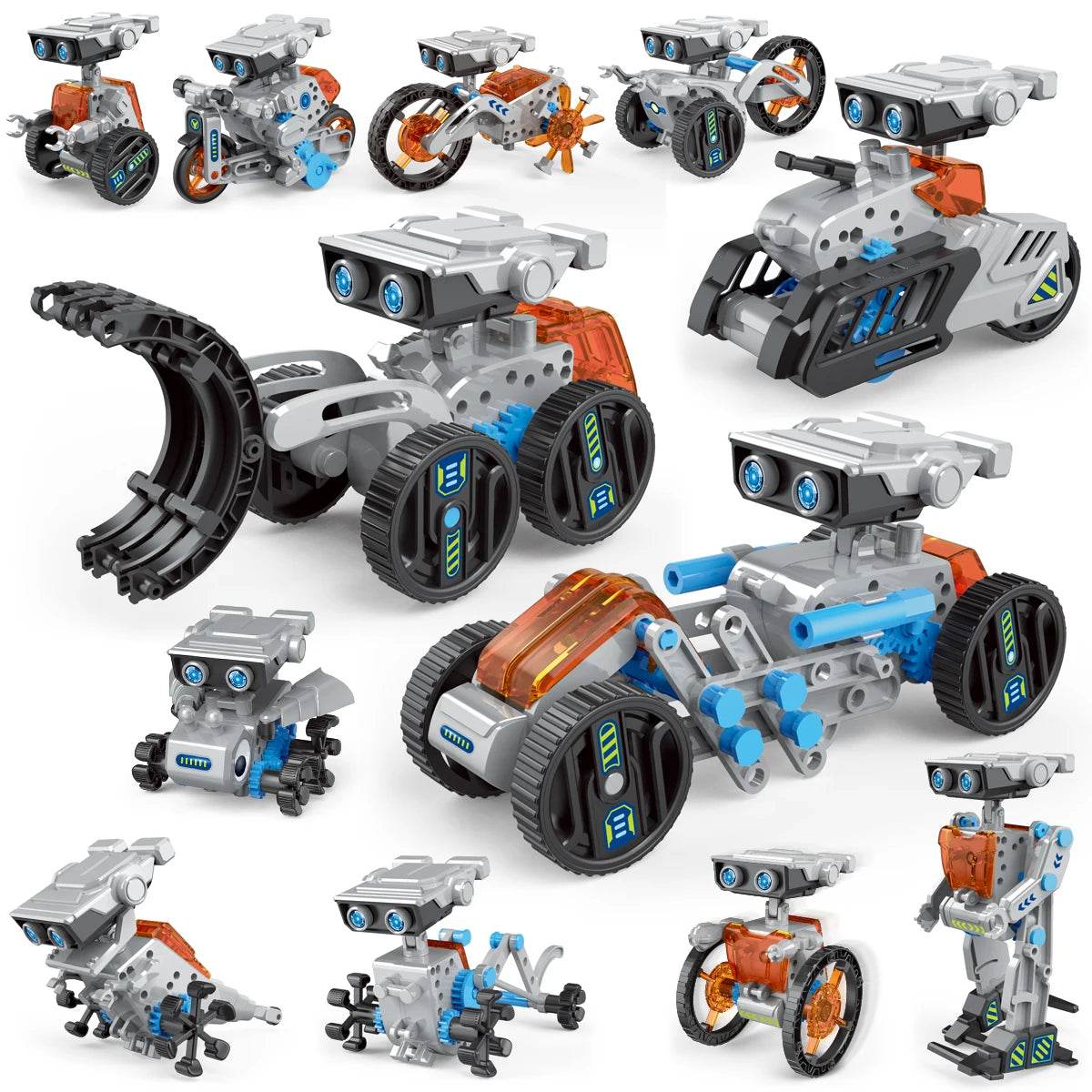 12 in 1 Science Experiment Solar Robot Toy DIY Building Powered Learning Tool Education Robots Technological Gadgets Kit for Kid - ToylandEU