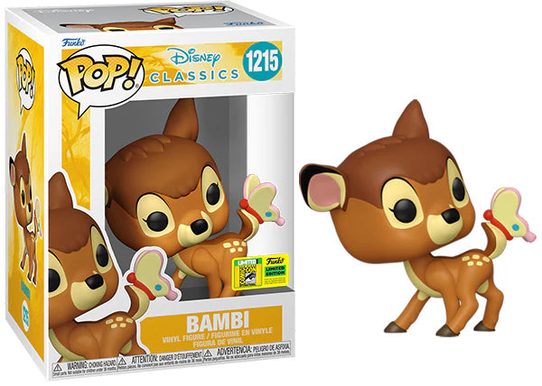 Bambi Funko Pop Butterfly SDCC Exclusive Limited Edition