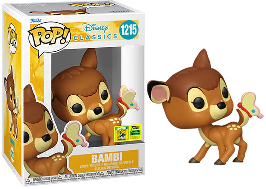 Bambi Funko Pop Butterfly SDCC Exclusive Limited Edition