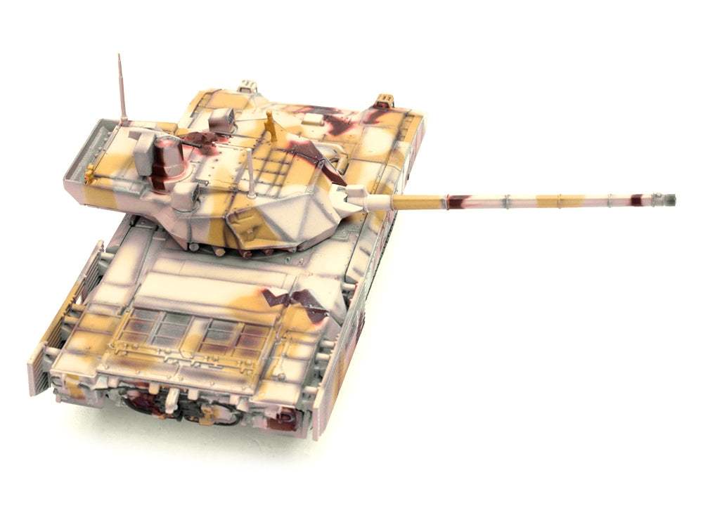 Russian T14 Armata MBT (Main Battle Tank) Multi-Desert Camouflage | 1/72 Diecast Military Model | Panzerkampf | Armor Premium Series