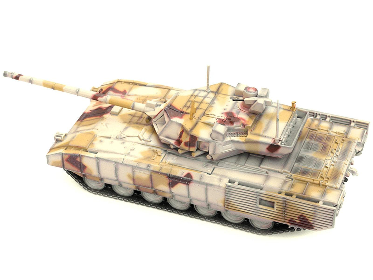 Russian T14 Armata MBT (Main Battle Tank) Multi-Desert Camouflage | 1/72 Diecast Military Model | Panzerkampf | Armor Premium Series