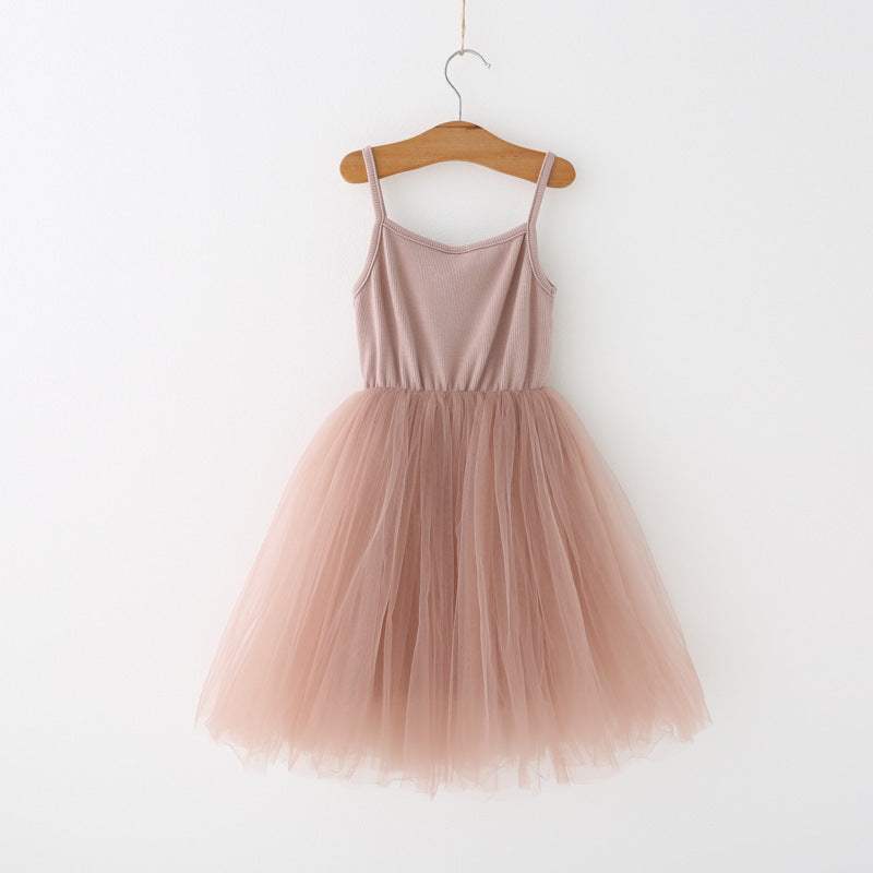 Girls Suspender Dress | 100% Cotton | Pleated Skirt | 80-120cm