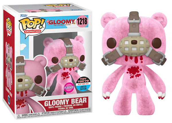 Gloomy Bear Funko Pop Flocked Bloody NYCC Exclusive