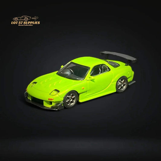 123 Hobby Mazda FD3S RX-7 in Apple Green 1:64 - ToylandEU