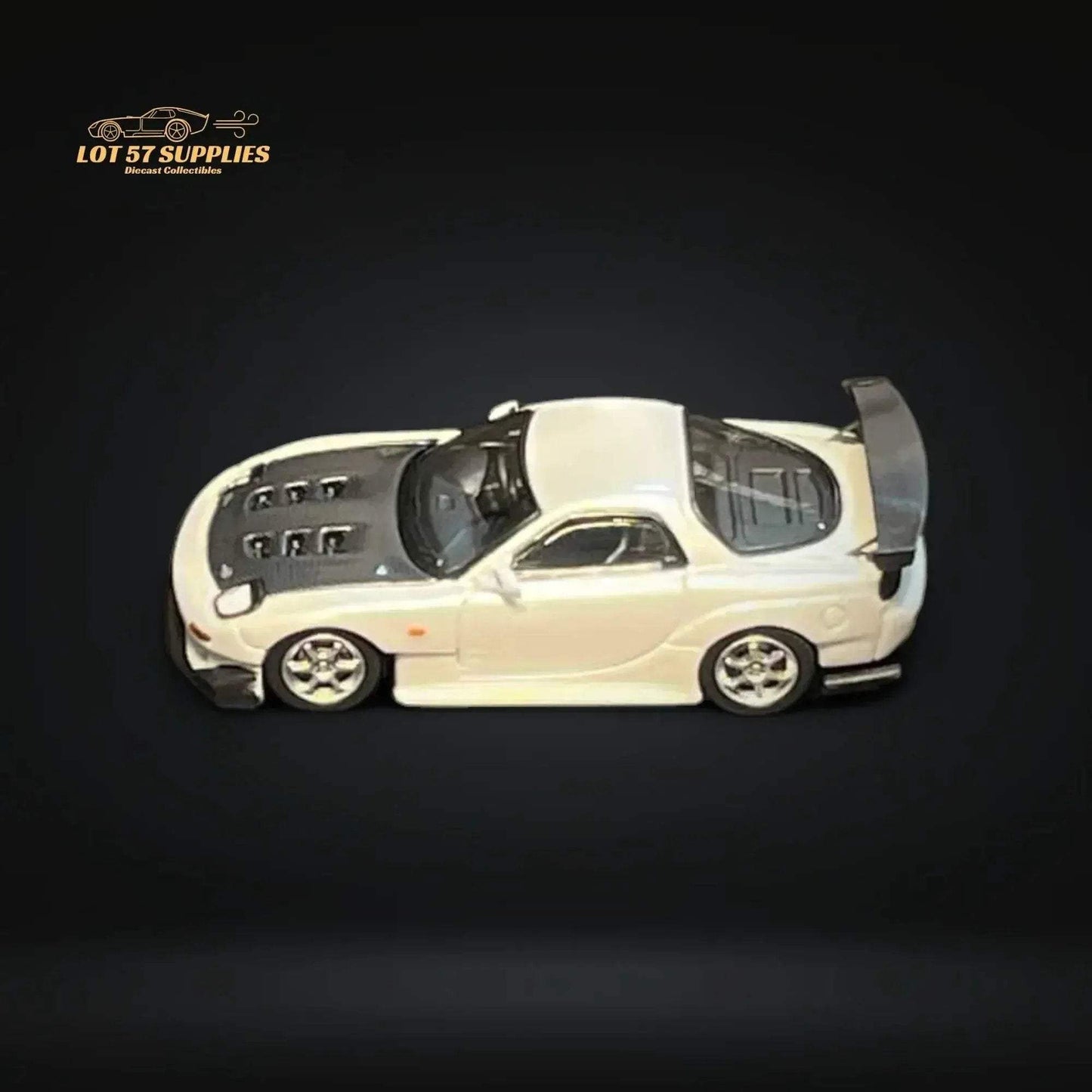 123 Hobby Mazda FD3S RX-7 in Pearl White 1:64 - ToylandEU