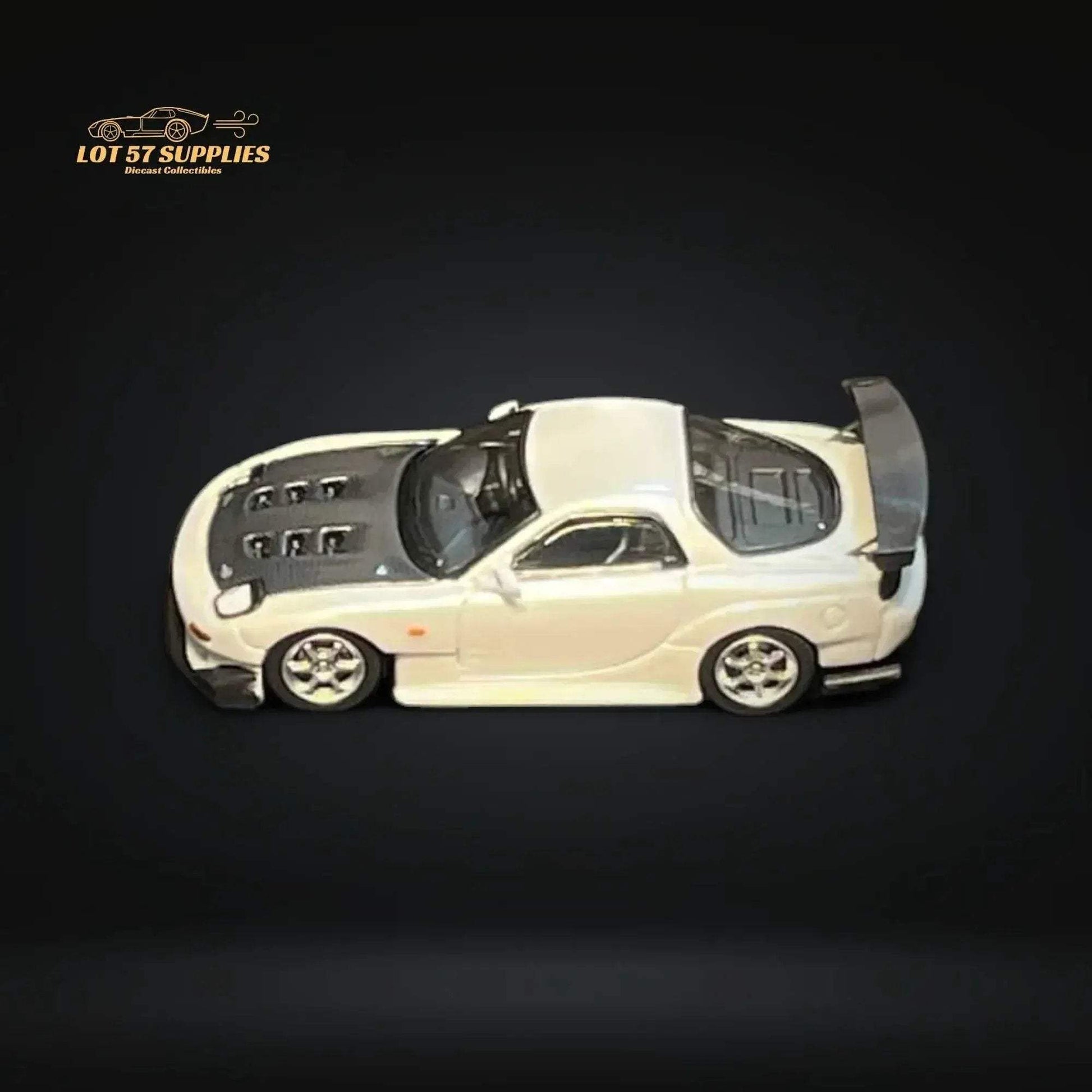 123 Hobby Mazda FD3S RX-7 in Pearl White 1:64 - ToylandEU